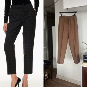 Aritzia The Group By Babaton Jimmy new Business Casual Formal Pant Brown Chinos